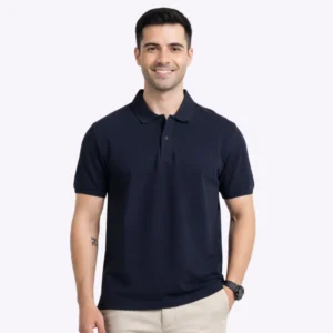 M&S Jacquard Polo T-shirt