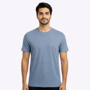 U.S. Polo Assn. Men's Poly-Cotton Round Neck T-Shirt